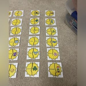 Consonant “L” blends flashcards (match pictures to words)